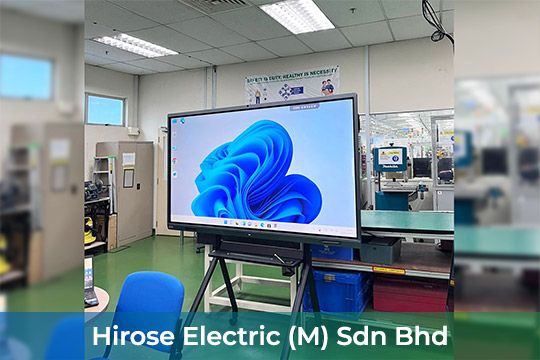 VEXO Smart Interactive Panel at Hirose Electric (M) Sdn Bhd