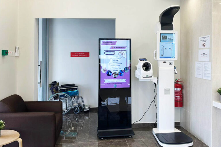 VEXO Digital Kiosk / Standee at Klinik Menara Penang