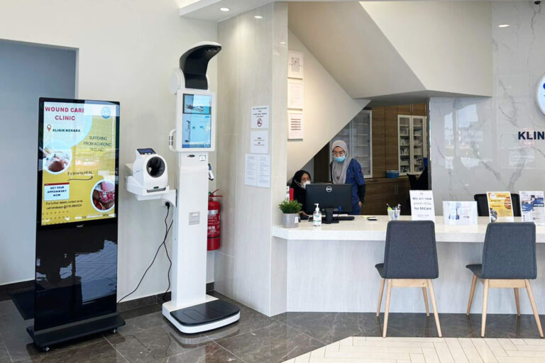VEXO Digital Kiosk / Standee at Klinik Menara Penang