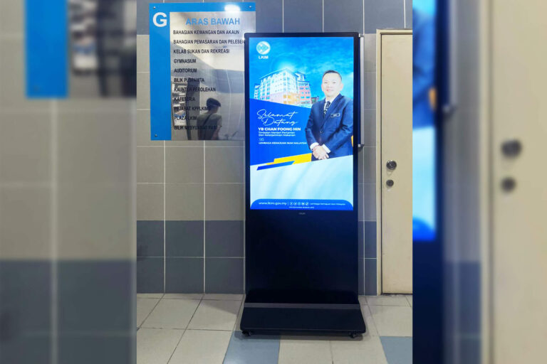 VEXO Digital Kiosk / Standee at Lembaga Kemajuan Ikan Malaysia (LKIM)
