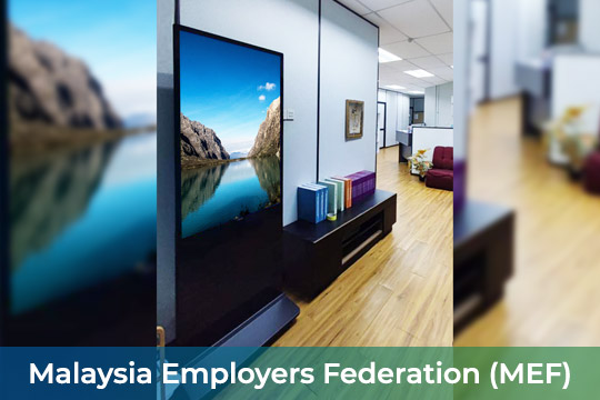VEXO Digital Kiosk at Malaysia Employers Federation