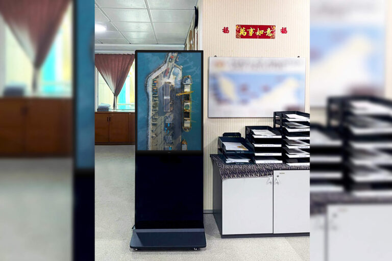 VEXO Digital Kiosk / Standee at Miri Port Authority