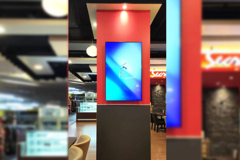 VEXO Digital Signage at Secret Recipe