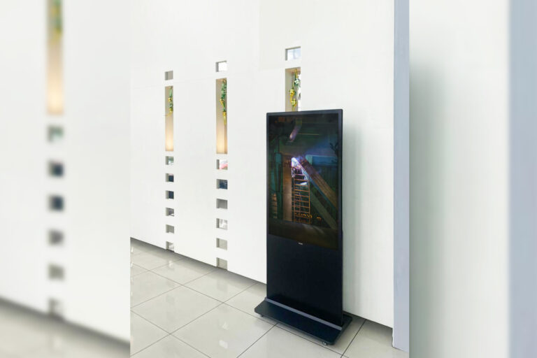 VEXO Digital Kiosk / Standee at TAMCO Switchgear Malaysia Sdn Bhd