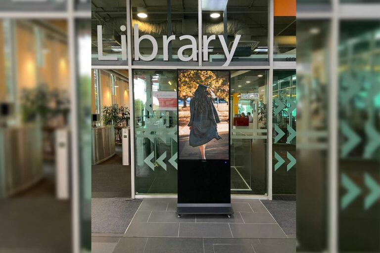 VEXO Digital Standee at Taylor's university