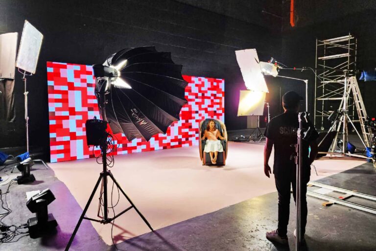 Event / Rental LED Screen at OSIM Product Video Shooting CINE Studio