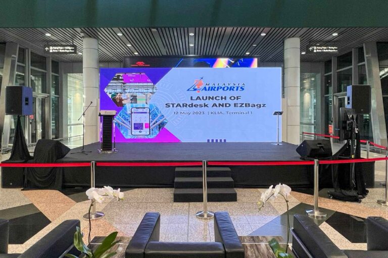 Event / Rental LED Screen at STARdesk and EZBagz Launch Event KLIA