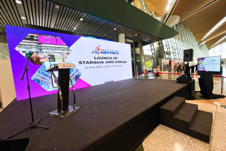 Event / Rental LED Screen at STARdesk and EZBagz Launch Event KLIA