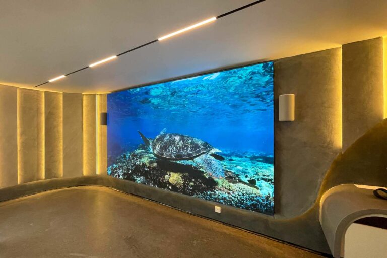Indoor LED Screen at Alira Sales Gallery