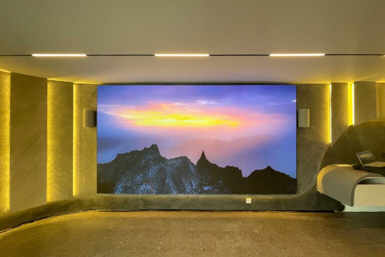 Indoor LED Screen at Alira Sales Gallery