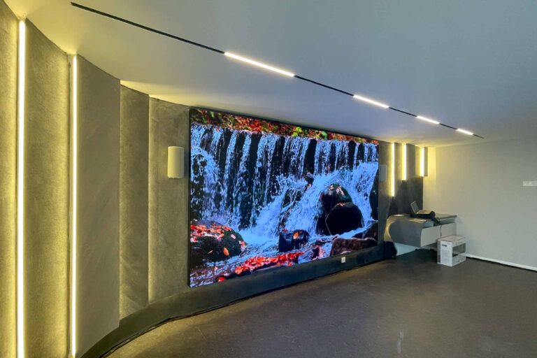 Indoor LED Screen at Alira Sales Gallery