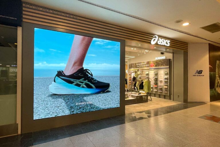 Indoor LED Screen at Asics Sunway Pyramid
