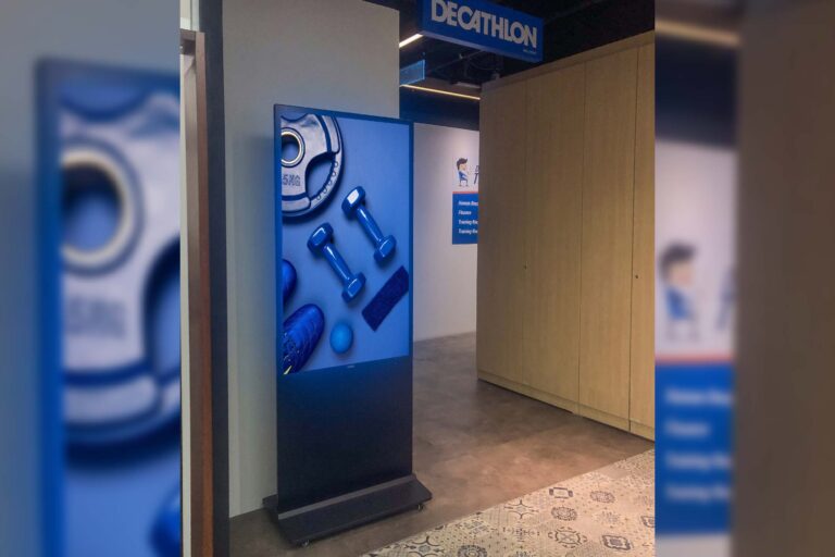 VEXO Digital Kiosk / Standee at Decathlon at Tropicana Gardens Mall