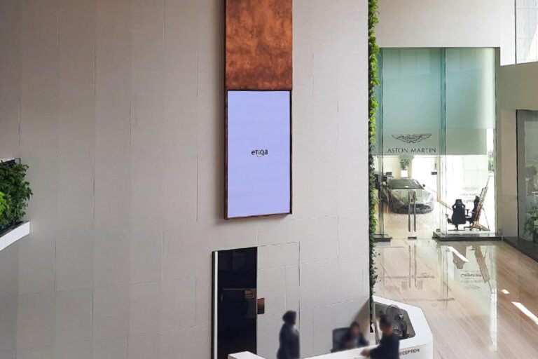 Indoor LED Screen at Etiqa Twins Tower