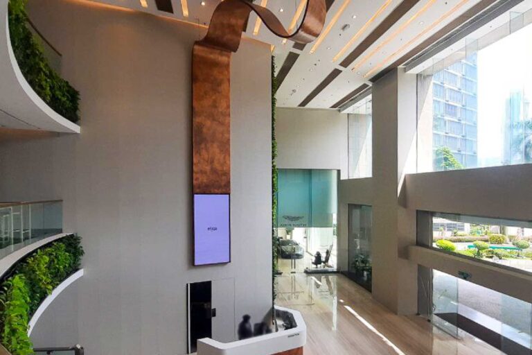 Indoor LED Screen at Etiqa Twins Tower