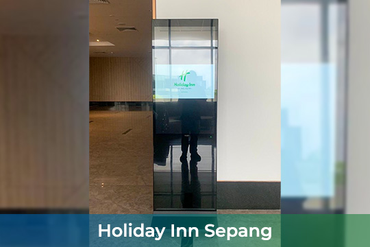 VEXO Digital Kiosk / Standee at Holiday Inn Sepang