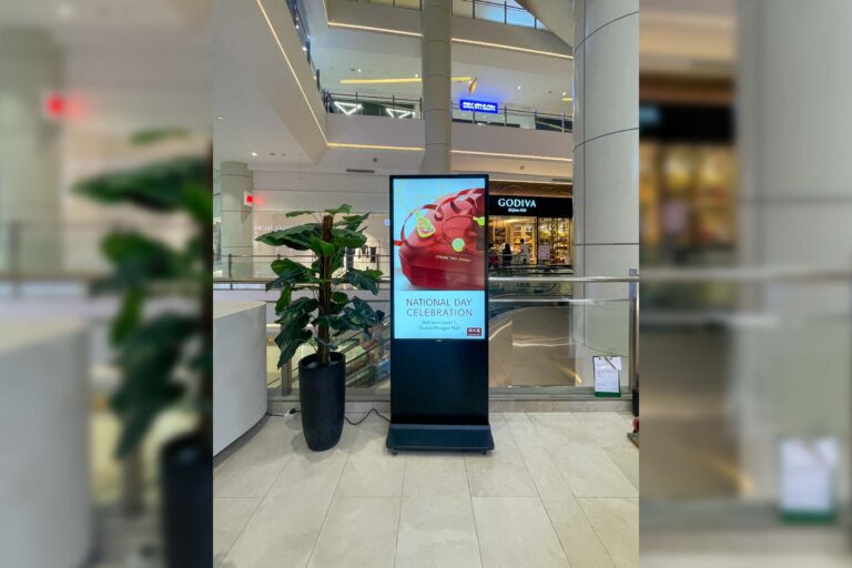 VEXO Digital Kiosk / Standee at Hunza Properties Berhad