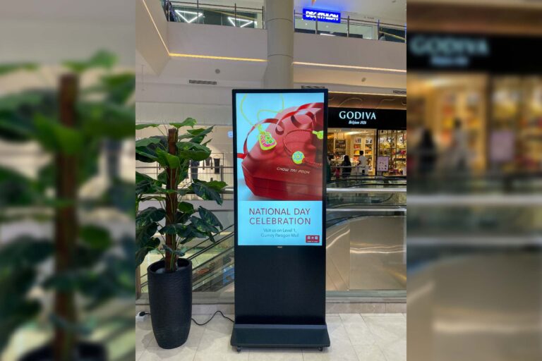 VEXO Digital Kiosk / Standee at Hunza Properties Berhad