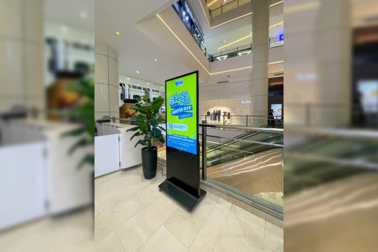 VEXO Digital Kiosk / Standee at Hunza Properties Berhad