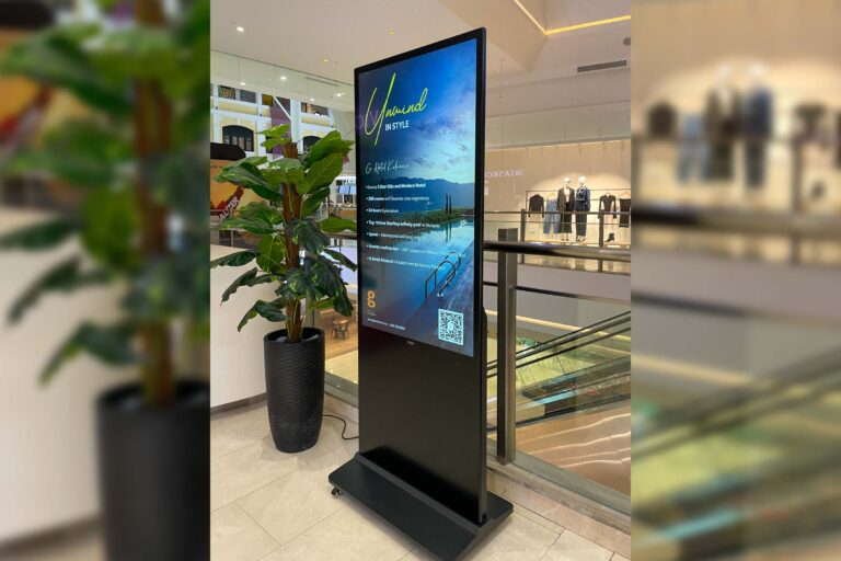 VEXO Digital Kiosk / Standee at Hunza Properties Berhad