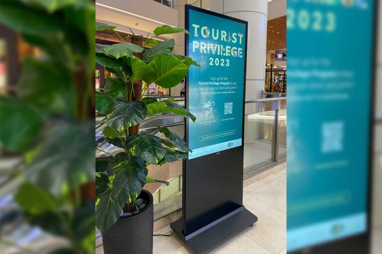 VEXO Digital Kiosk / Standee at Hunza Properties Berhad
