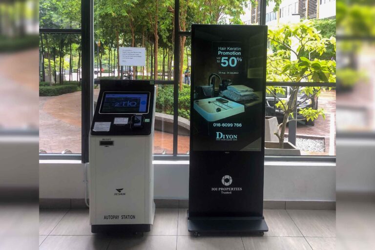 VEXO Digital Kiosk / Standee at IOI Properties Group at Bandar Puteri, Puchong