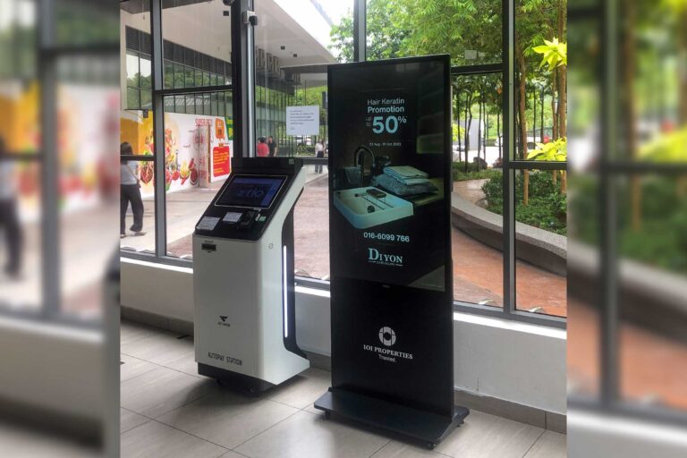 VEXO Digital Kiosk / Standee at IOI Properties Group at Bandar Puteri, Puchong