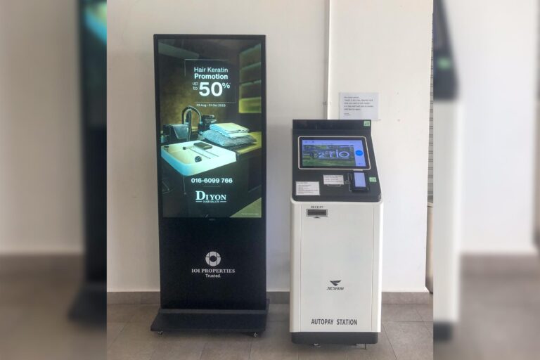 VEXO Digital Kiosk / Standee at IOI Properties Group at Bandar Puteri, Puchong