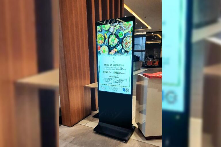 VEXO Digital Kiosk / Standee at Impiana Hotel Senai