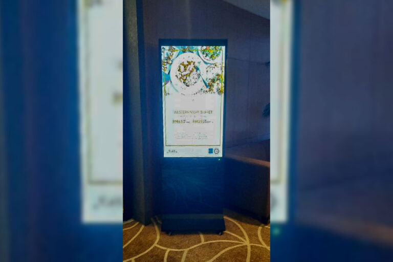 VEXO Digital Kiosk / Standee at Impiana Hotel Senai