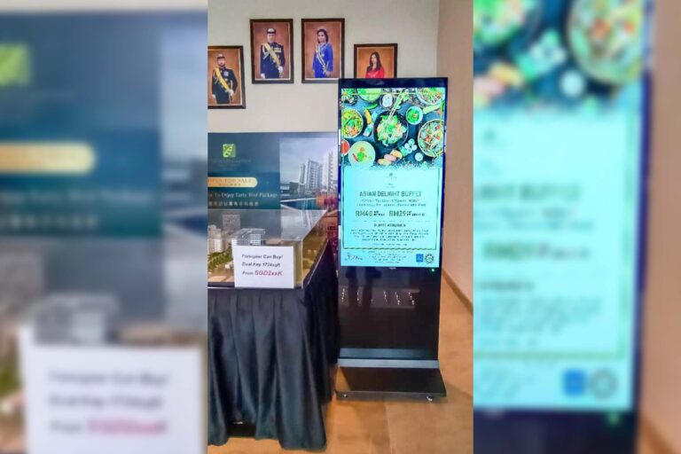 VEXO Digital Kiosk / Standee at Impiana Hotel Senai