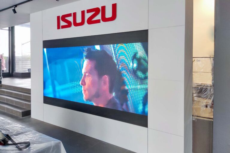 Indoor LED Screen at Isuzu Kedah