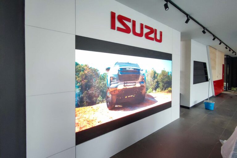 Indoor LED Screen at Isuzu Kedah