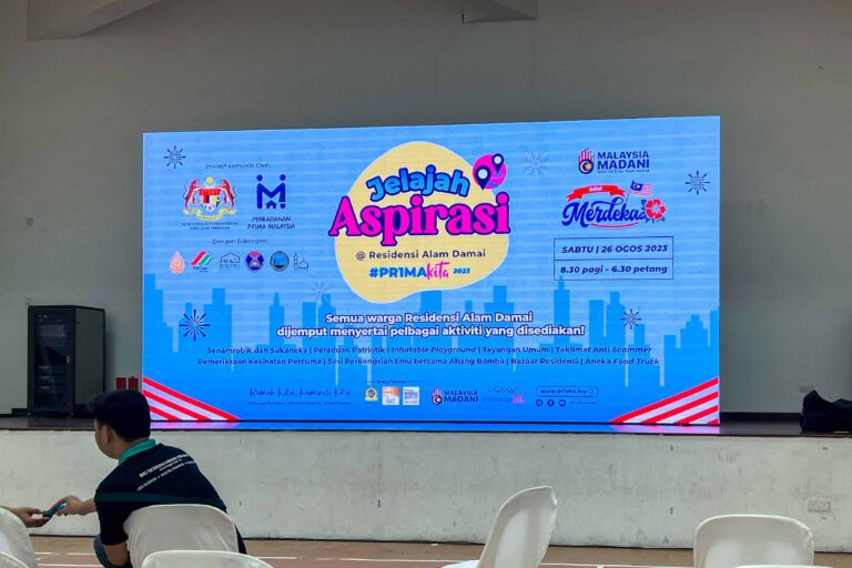 Event / Rental LED Screen at Jelajah Aspirasi #PR1MAKita (Edisi Merdeka)