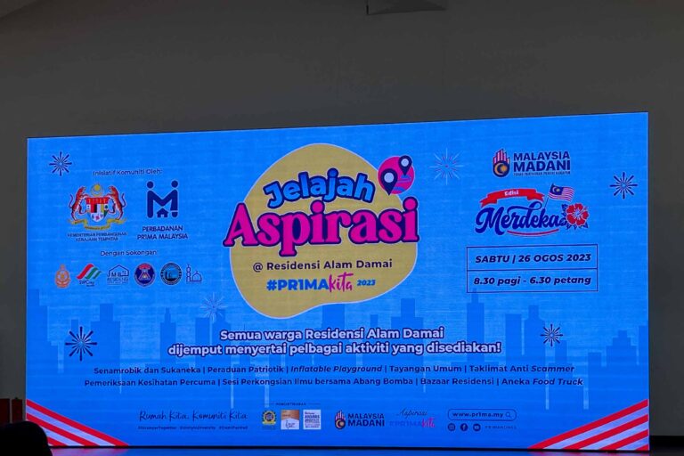 Event / Rental LED Screen at Jelajah Aspirasi #PR1MAKita (Edisi Merdeka)