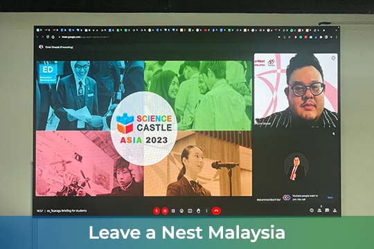 Indoor LED Screen at Leave a Nest Malaysia