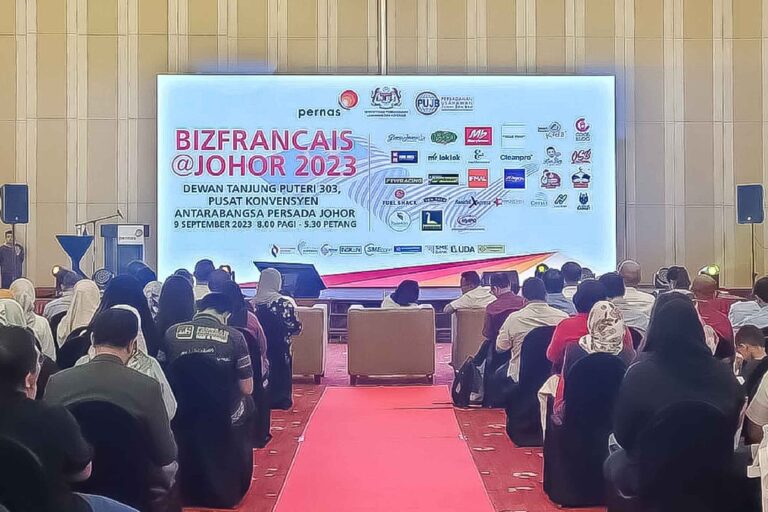 Event / Rental LED Screen at Majlis Perasmian Program BIZFrancais@JOHOR2023