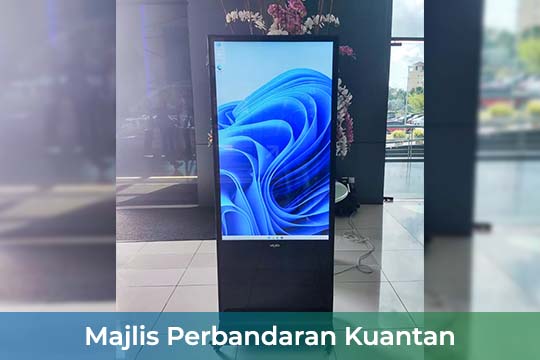 Interactive Touch-screen Kiosk / Standee at Majlis Perbandaran Kuantan