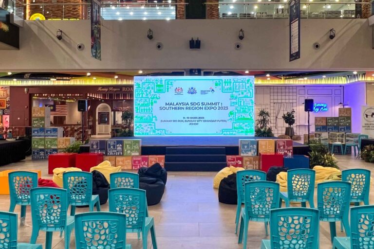 Event / Rental LED Screen at Malaysia SDG Summit Southern Region Expo 2023, Sunway Big Box, Sunway City Iskandar Puteri, Johor