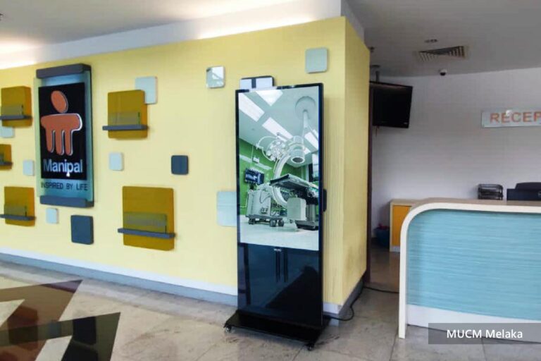 VEXO Digital Kiosk / Standee at Manipal University College Melaka and Muar, Johor