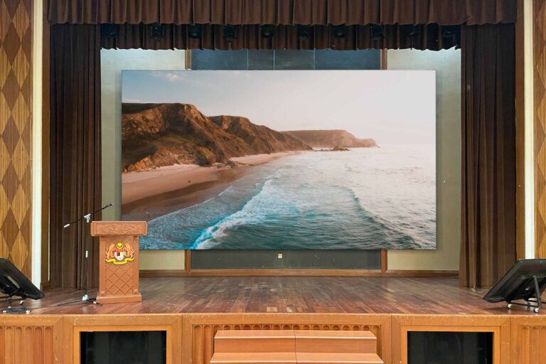 Indoor LED Screen at Ministry of Tourism, Arts, and Culture