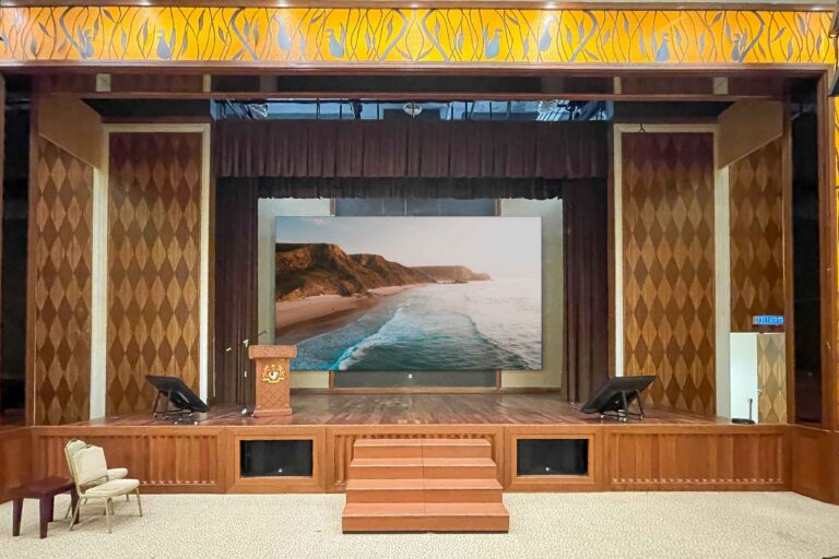 Indoor LED Screen at Ministry of Tourism, Arts, and Culture