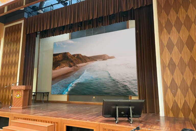 Indoor LED Screen at Ministry of Tourism, Arts, and Culture