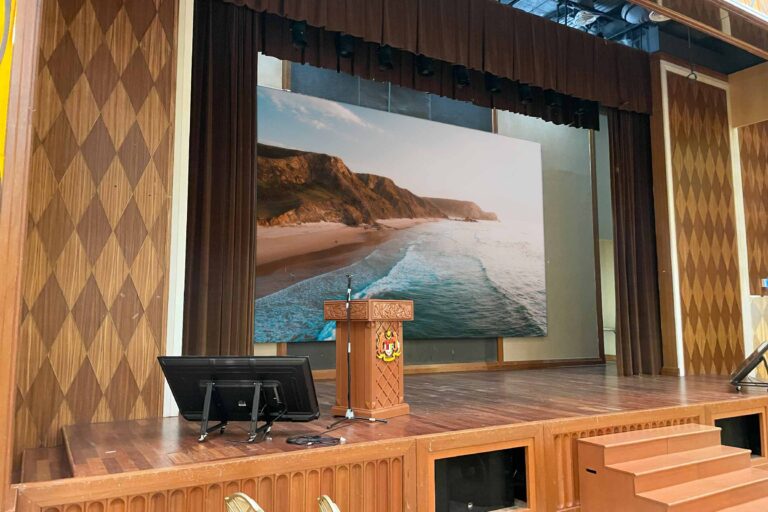 Indoor LED Screen at Ministry of Tourism, Arts, and Culture
