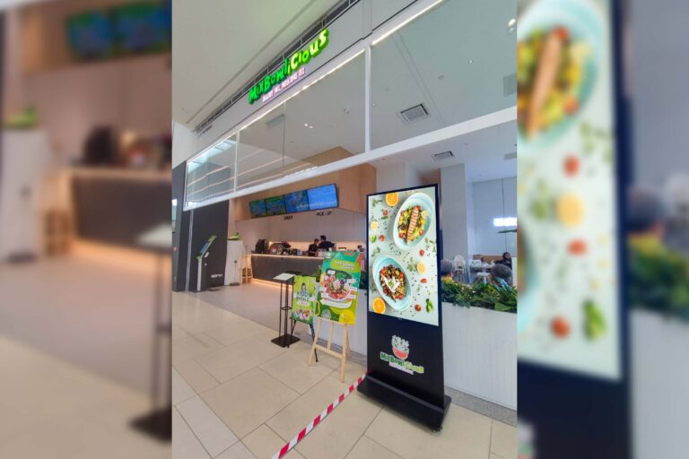 VEXO Digital Kiosk / Standee at Mixbowlicious at Pavilion Bukit Jalil