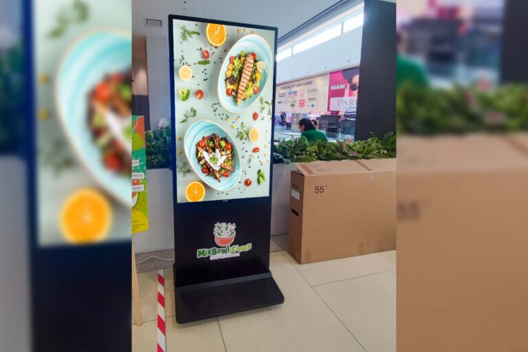 VEXO Digital Kiosk / Standee at Mixbowlicious at Pavilion Bukit Jalil