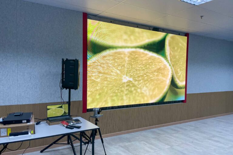 Indoor LED Screen at Molex (Malaysia) Sdn Bhd