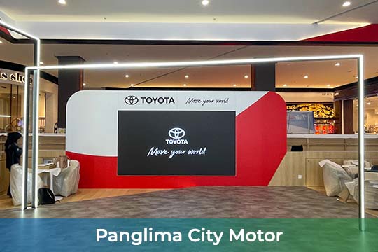 Indoor LED Screen at Panglima City Motor