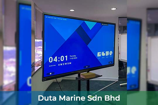 VEXO Smart Interactive Panel at Duta Marine Sdn Bhd
