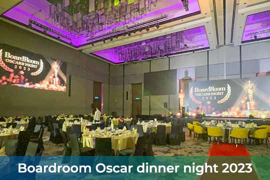 Event / Rental LED Screen at Boardroom Oscar dinner night 2023, AVANTÉ Hotel